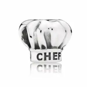 Chef Charm, Cook Charm, for Charm Bracelet, S925 Silver, Baker Charm, Cook Hat